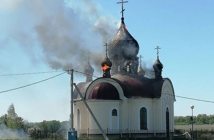 В результате атаки ВСУ пострадал храм великомученика Георгия Победоносца